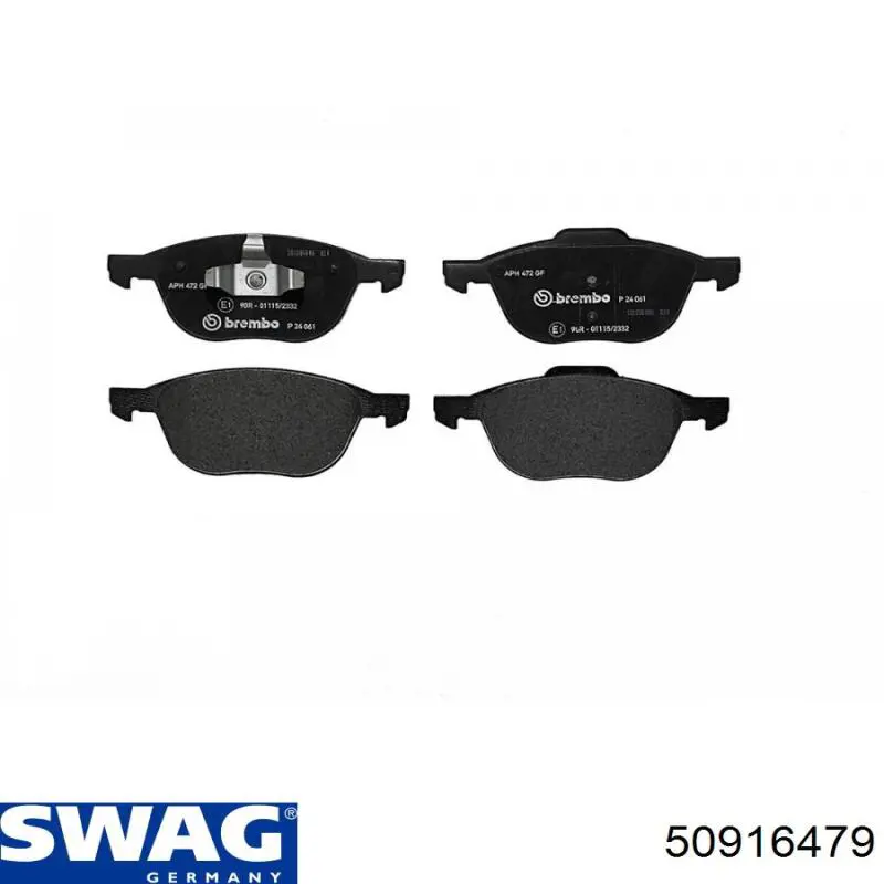 Тормозные колодки Swag 50916479