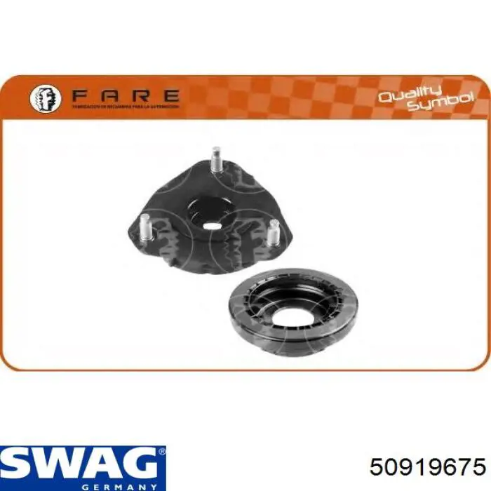 Опора стойки амортизатора переднего Swag 50919675 цена, от 12.00 USD