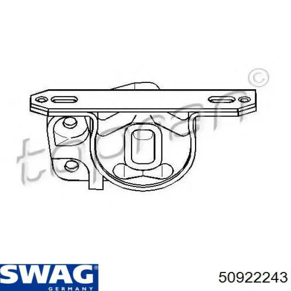 Гидроопора двигателя левая Swag 50922243 цена, от 21.48 USD
