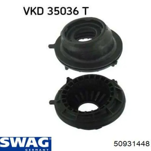 Подшипник опорный амортизатора, переднего Swag 50931448 цена, от 16.49 USD
