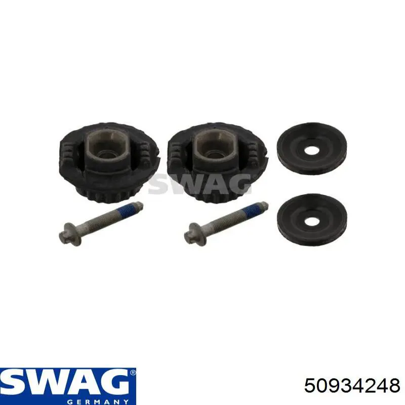 Сайлентблок подрамника задний Swag 50934248