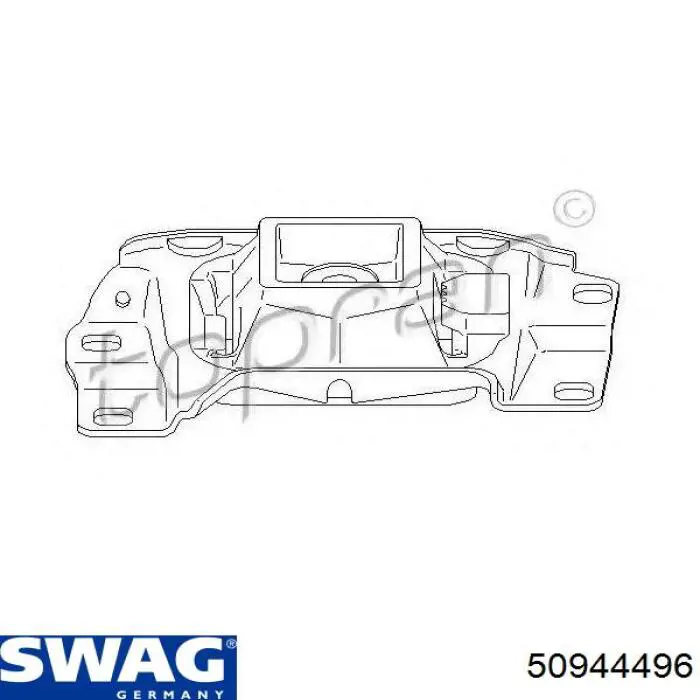 Подушка (опора) двигателя левая верхняя Swag 50944496 цена, от 50.66 USD