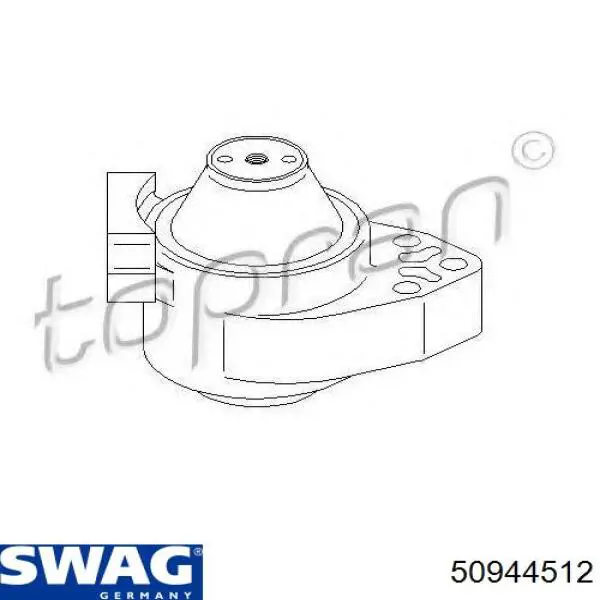 Купить 50944512 Swag Правая опора двигателя