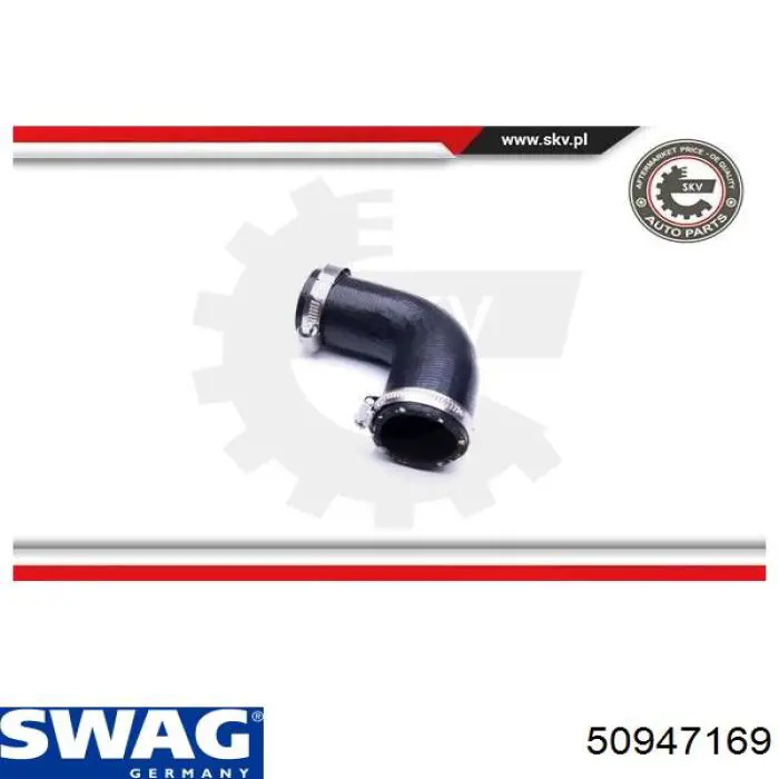 Шланг/патрубок интеркуллера Swag 50947169 цена, от 26.45 USD