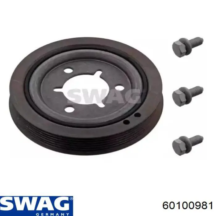 Шкив коленвала (демпфер) Swag 60100981 цена, от 61.06 USD