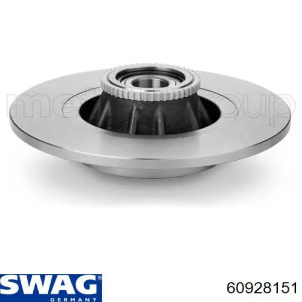 Купить 60928151 Swag Диск тормозной задний