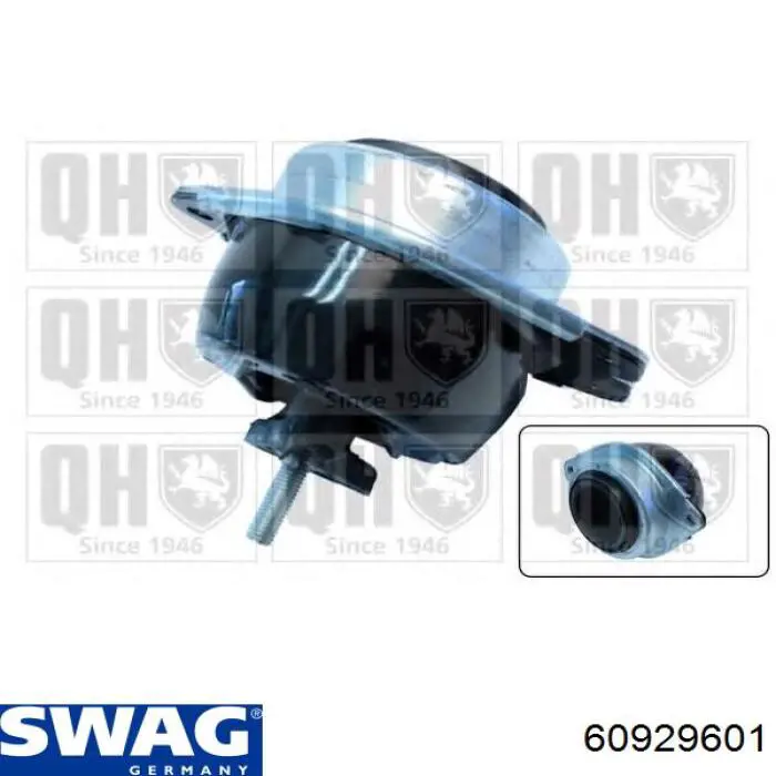 Правая подушка двигателя 60929601 Swag