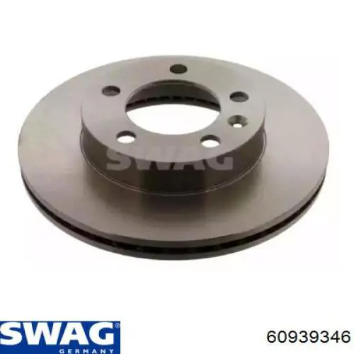60 93 9346 Swag диск тормозной передний