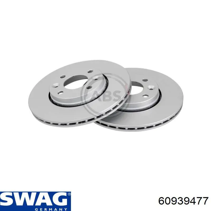 60939477 Swag Диск тормозной передний