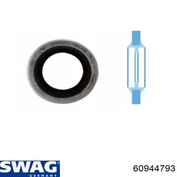 Прокладка пробки поддона двигателя Swag 60944793 цена, от 0.85 USD