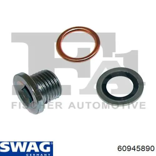 Пробка поддона двигателя Swag 60945890 цена, от 1.84 USD