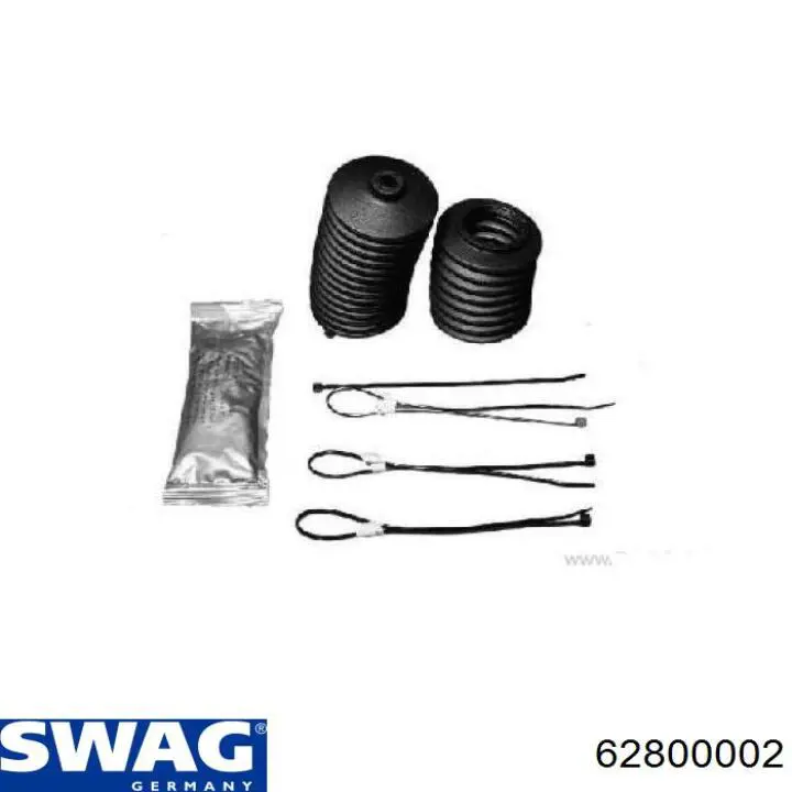 Пильник рульового механізму/рейки, правий 62800002 Swag