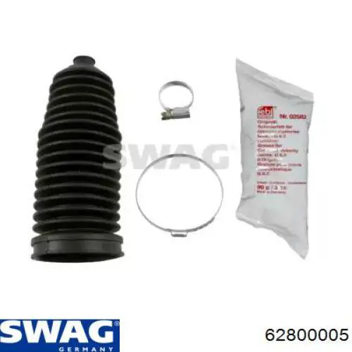Пыльник рулевого механизма (рейки) SWAG 62800005
