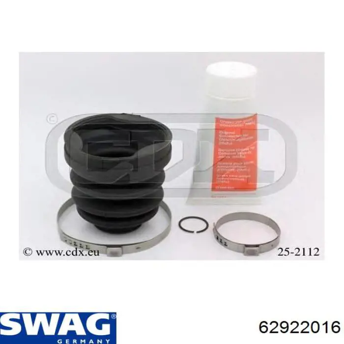 Пыльник шарнира угловых скоростей внутренний передний Swag 62922016 цена, от 8.02 USD