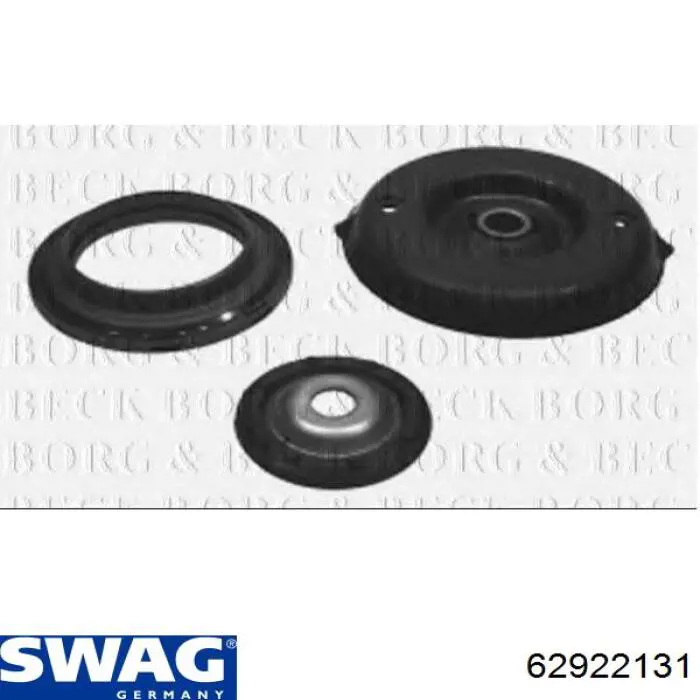 Опора стойки амортизатора переднего Swag 62922131 цена, от 25.92 USD
