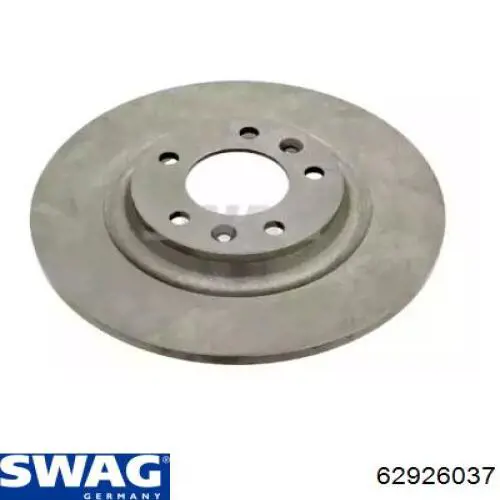 62 92 6037 Swag диск тормозной задний