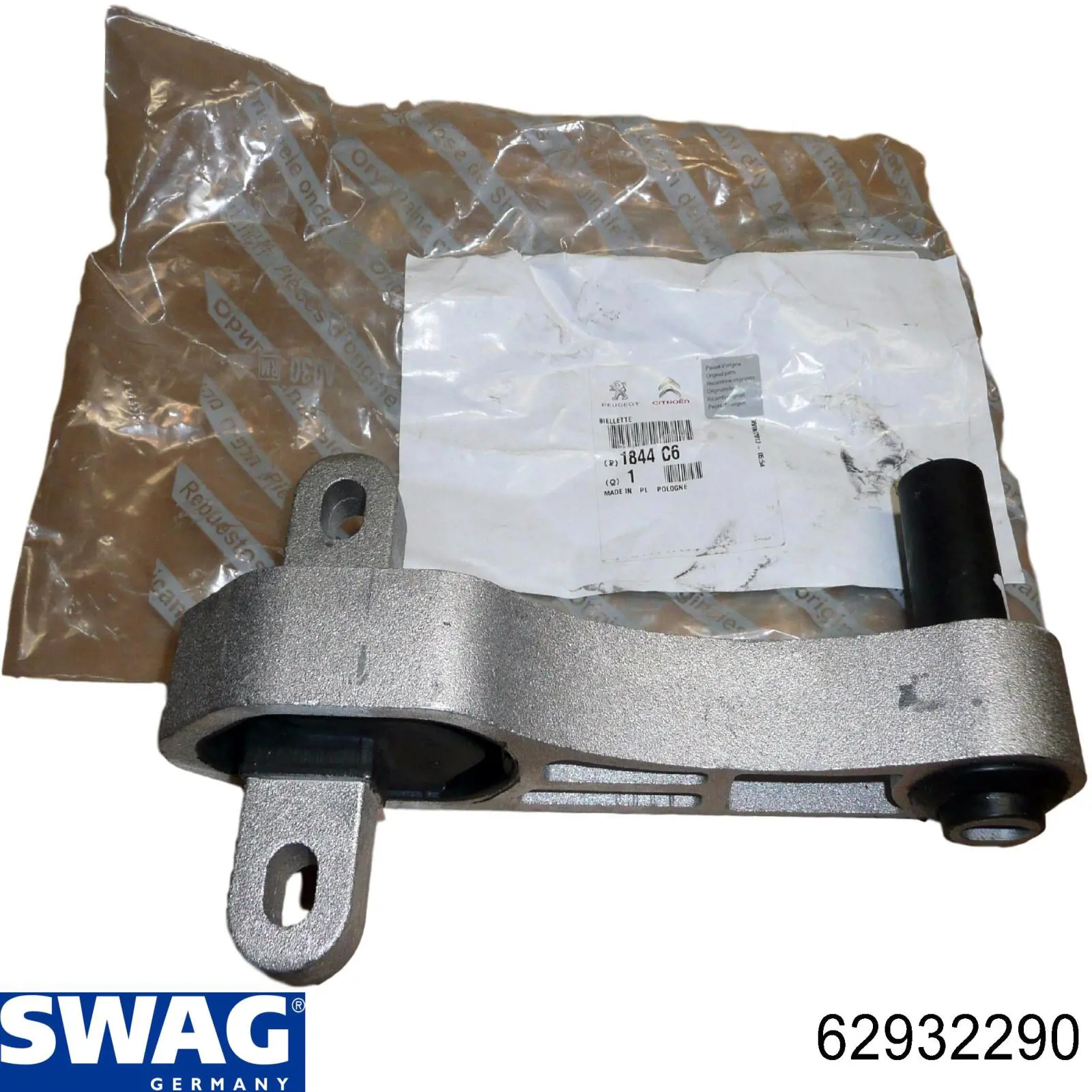 Задняя опора двигателя Swag 62932290 цена, от 46.66 USD