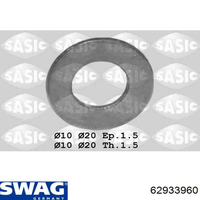 Прокладка пробки поддона двигателя Swag 62933960 цена, от 1.02 USD