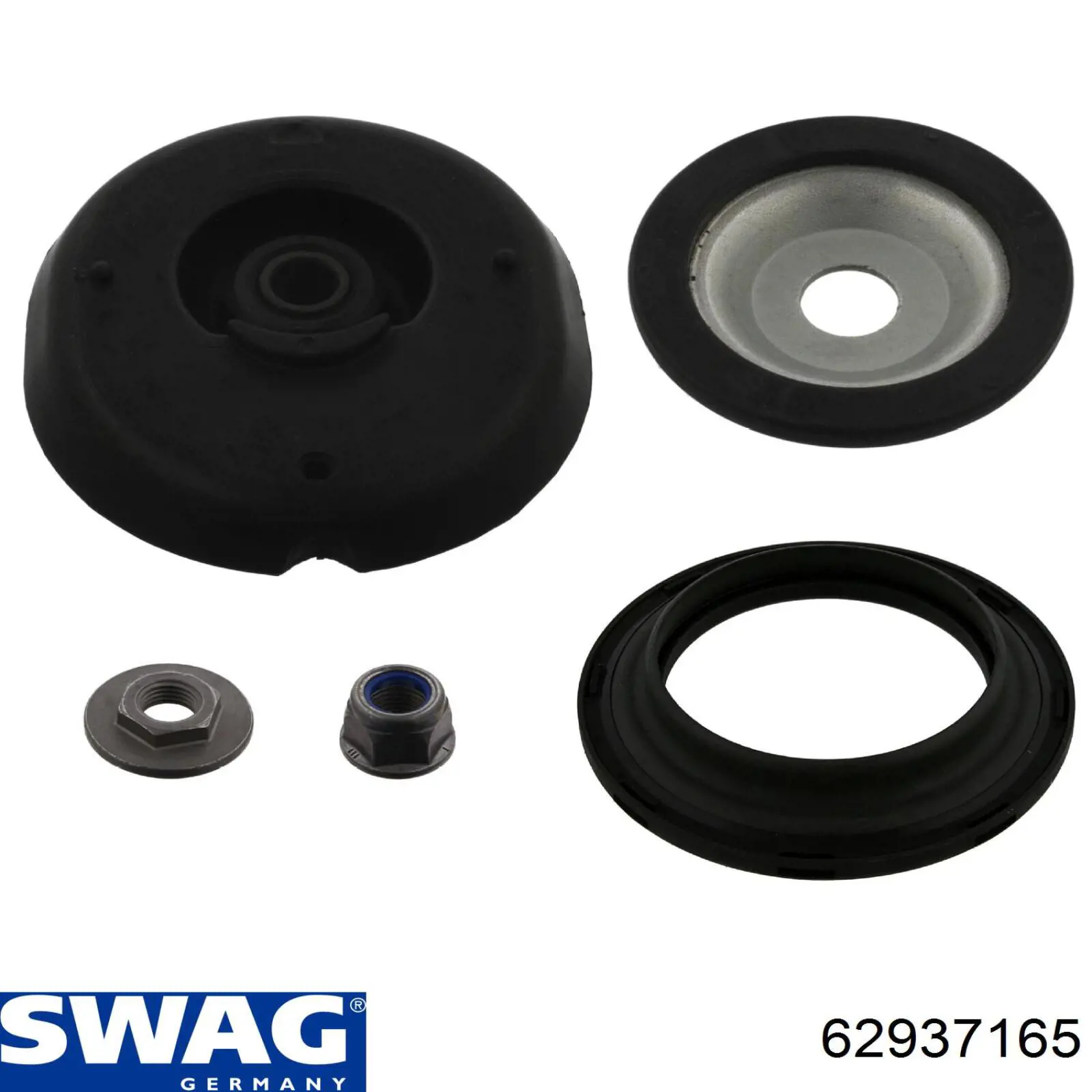 Опора стойки амортизатора переднего Swag 62937165 цена, от 4.28 USD