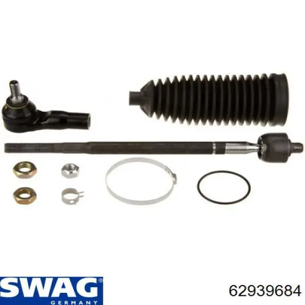 Наконечник поперечной рулевой тяги Swag 62939684 цена, от 10.20 USD
