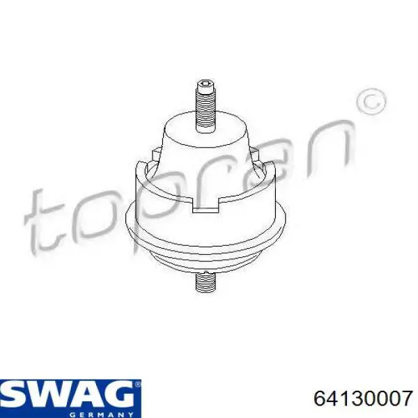 Soporte de motor derecho 64130007 Swag