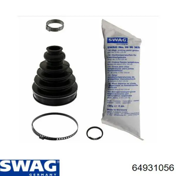 Купить 64931056 Swag Пыльник гранаты внутренний, передней полуоси