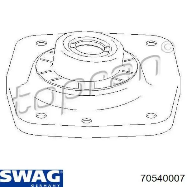 Опора переднего левого амортизатора  Swag 70540007