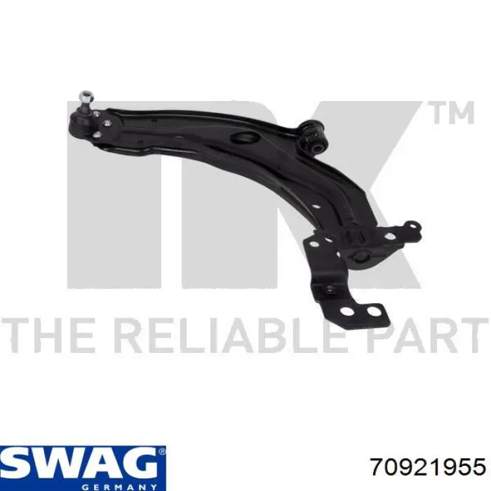 Левый рычаг передней нижней подвески Swag 70921955 цена, от 41.55 USD