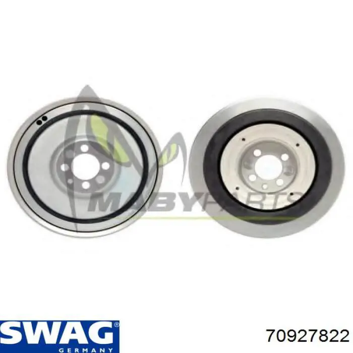 Шкив коленвала (демпфер) Swag 70927822 цена, от 80.90 USD