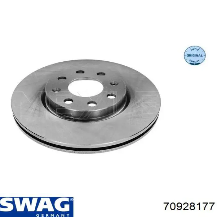 70928177 Swag диск тормозной передний