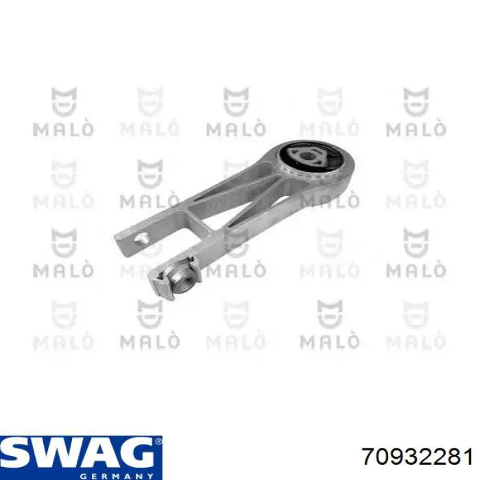 Кронштейн подушки (опоры) двигателя задней Swag 70932281 цена, от 29.03 USD