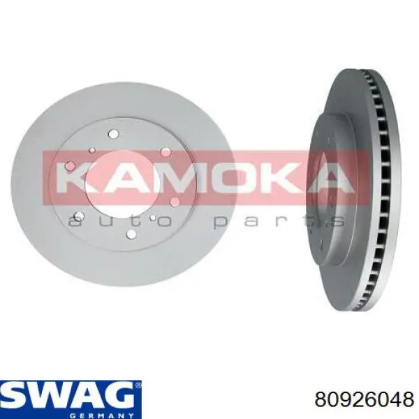 Передние тормозные диски 80926048 Swag
