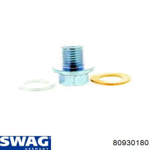 Пробка поддона двигателя Swag 80930180 цена, от 3.46 USD