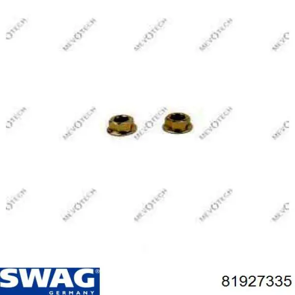 Стойка стабилизатора, переднего, правая Swag 81927335