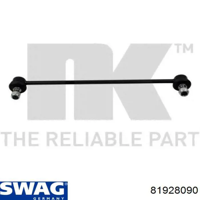Тяга переднего стабилизатора Swag 81928090 цена, от 11.16 USD