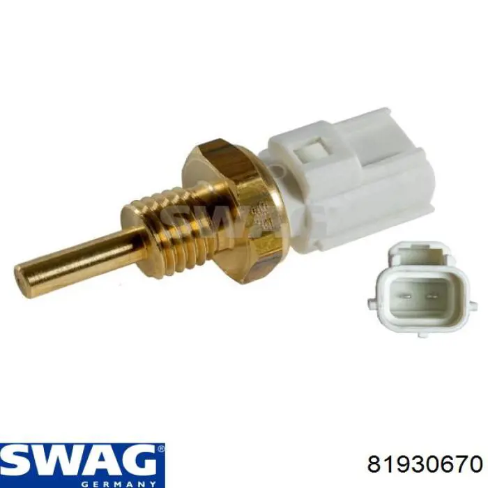 Sensor de temperatura del refrigerante, salpicadero 81930670 Swag