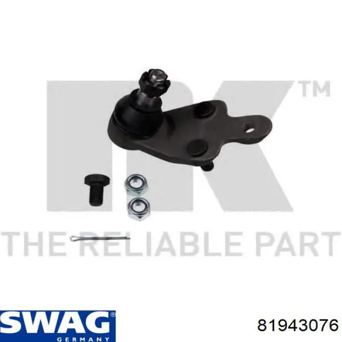 Купить 81943076 Swag Шаровая опора, нижняя, правая