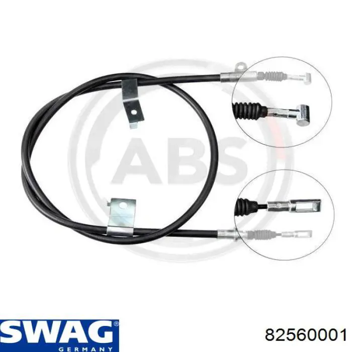 82560001 Swag Пыльник заднего амортизатора