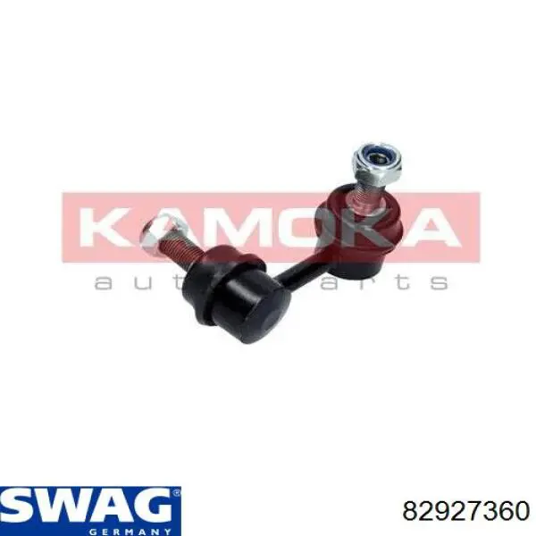 Стойка стабилизатора, переднего, правая Swag 82927360
