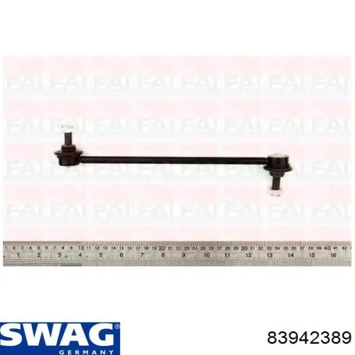 Тяга переднего стабилизатора Swag 83942389 цена, от 11.65 USD
