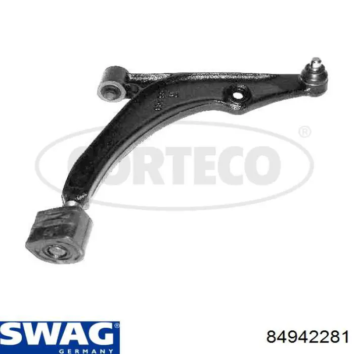 Левый рычаг передней нижней подвески Swag 84942281 цена, от 60.16 USD
