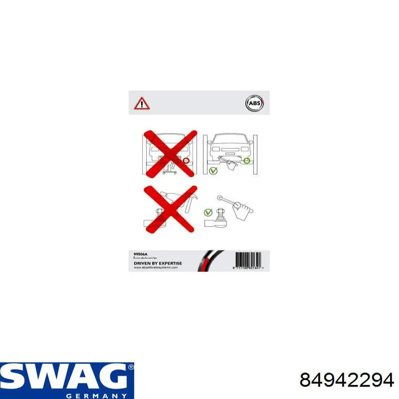 Правый рычаг передней нижней подвески Swag 84942294 цена, от 114.72 USD