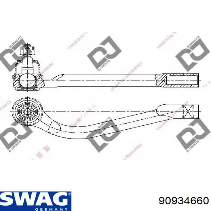 Рулевой наконечник 90934660 Swag