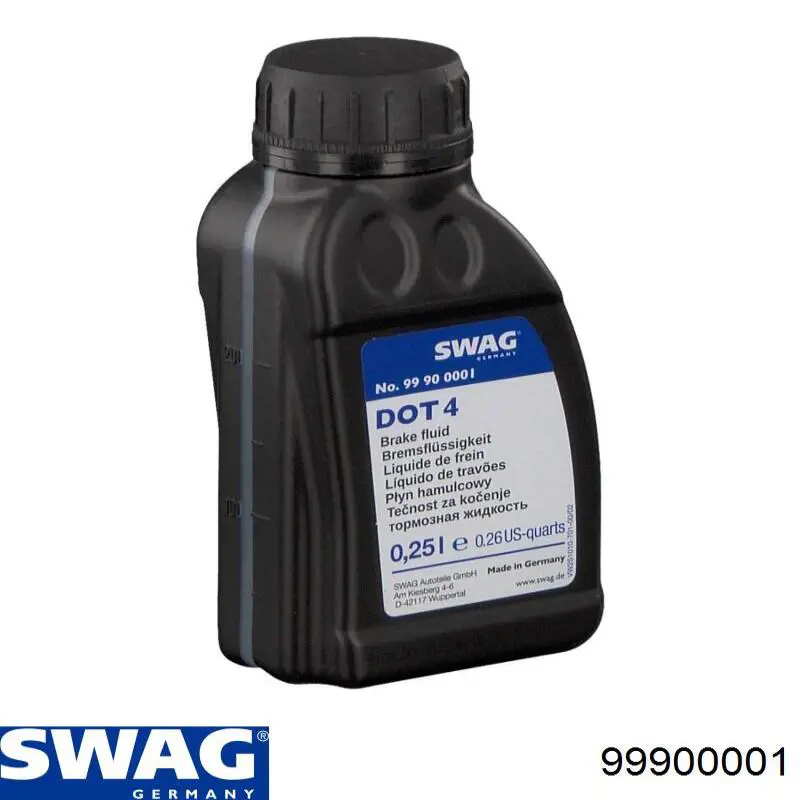 Жидкость тормозная Swag DOT 4 0.25 л (99900001)