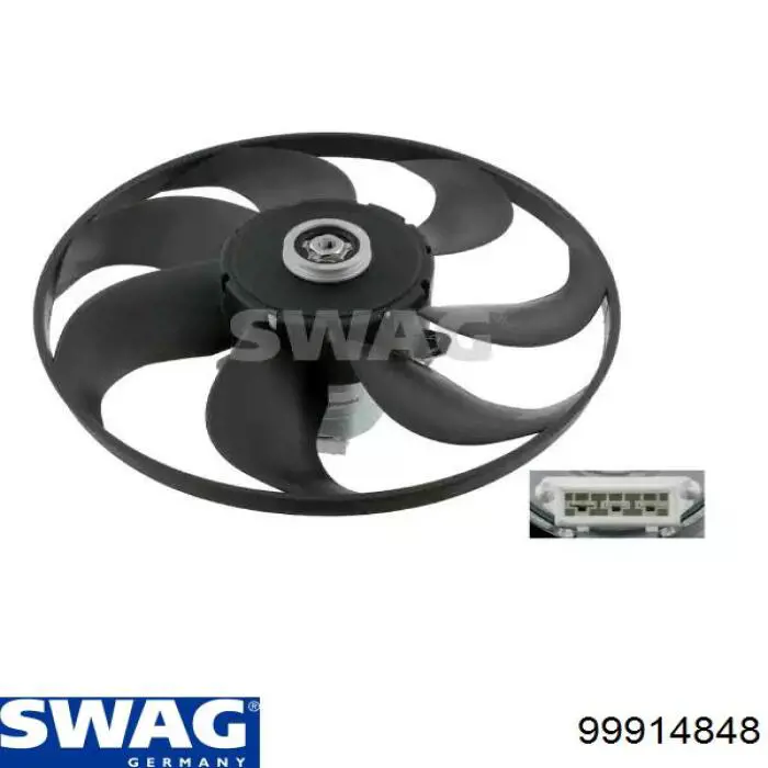 99914848 Swag электровентилятор охлаждения в сборе (мотор+крыльчатка)
