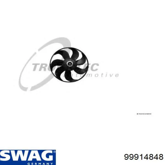 Электровентилятор охлаждения 99914848 Swag