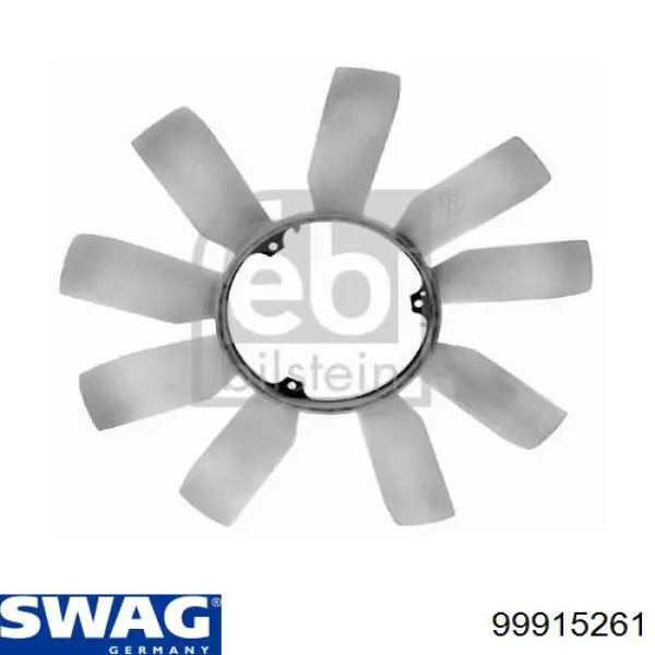 99915261 Swag вентилятор (крыльчатка радиатора охлаждения)
