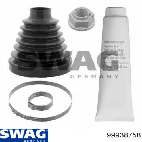 Хомут крепления рулевой рейки Swag 99938758 цена, от 0.80 USD