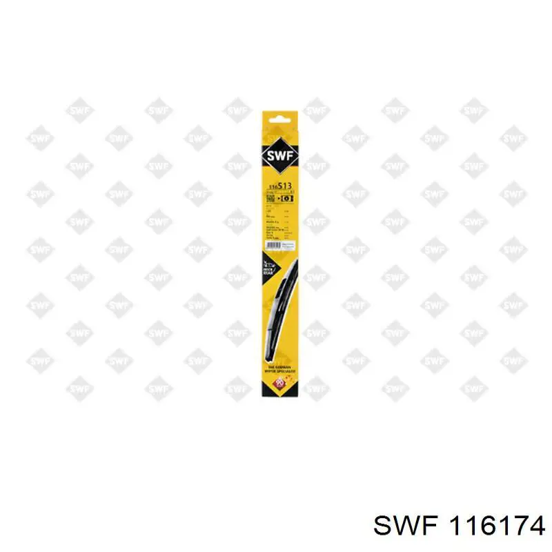 Щетка-дворник лобового стекла, пассажирская SWF 116174 цена, от 10.87 USD