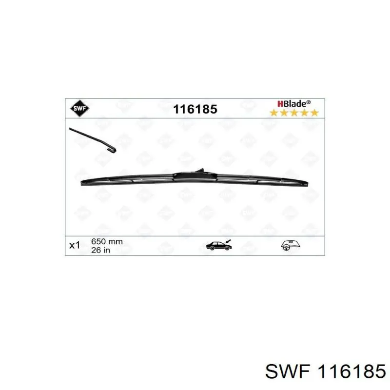 116185 SWF limpa-pára-brisas do pára-brisas de condutor